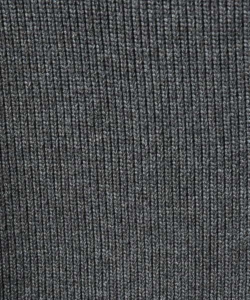 ABAHOUSE / アバハウス ニット・セーター | 12ゲージ 畦編み ドライバーズニット / ダブルジップ | 詳細1