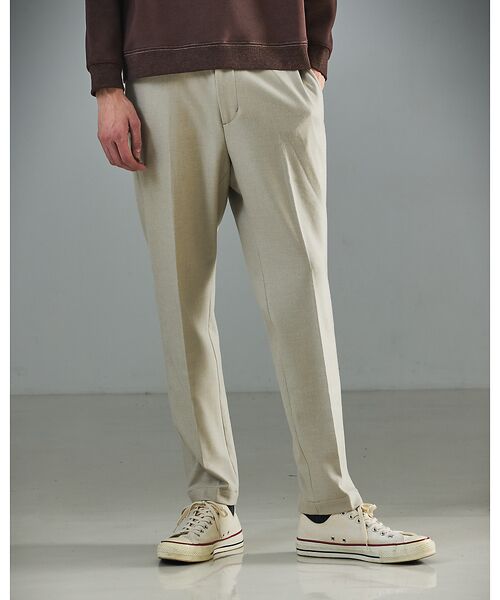 ABAHOUSE / アバハウス その他パンツ | 【コスミカルウォーム】 ノータック イージースラックス / スリムシルエット | 詳細12