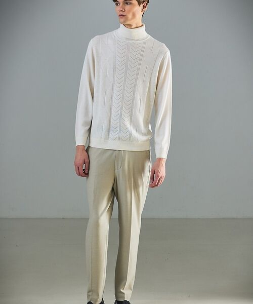 ABAHOUSE / アバハウス その他パンツ | 【コスミカルウォーム】 ノータック イージースラックス / スリムシルエット | 詳細14