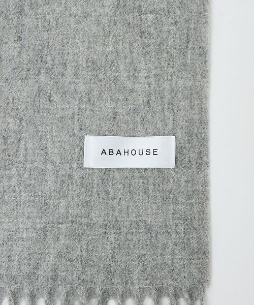 ABAHOUSE / アバハウス マフラー・ショール・スヌード・ストール | ウール×カシミヤ フリンジ マフラー / ON・OFF兼用 | 詳細3