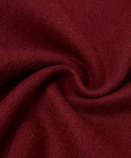 ABAHOUSE / アバハウス マフラー・ショール・スヌード・ストール | ウール×カシミヤ フリンジ マフラー / ON・OFF兼用 | 詳細4