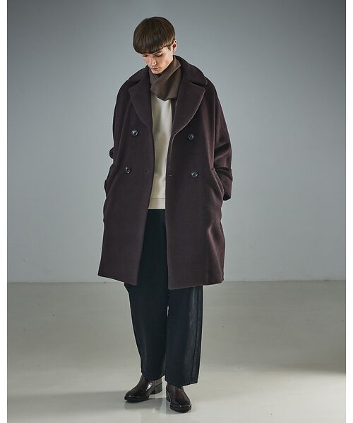 ABAHOUSE / アバハウス マフラー・ショール・スヌード・ストール | ウール×カシミヤ フリンジ マフラー / ON・OFF兼用 | 詳細7