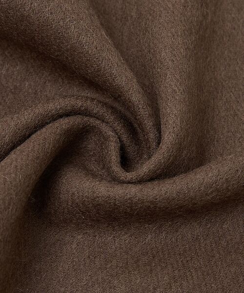 ABAHOUSE / アバハウス マフラー・ショール・スヌード・ストール | ウール×カシミヤ フリンジ マフラー / ON・OFF兼用 | 詳細8