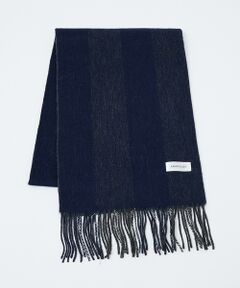 ABAHOUSE / アバハウス マフラー・ショール・スヌード・ストール | ウール×カシミヤ リバーシブル マフラー / ON・OFF兼用