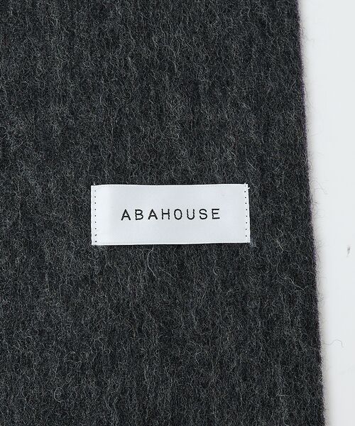ABAHOUSE / アバハウス マフラー・ショール・スヌード・ストール | ウール×カシミヤ リバーシブル マフラー / ON・OFF兼用 | 詳細5