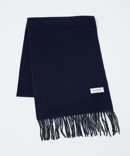 ABAHOUSE / アバハウス マフラー・ショール・スヌード・ストール | ウール×カシミヤ リバーシブル マフラー / ON・OFF兼用 | 詳細7