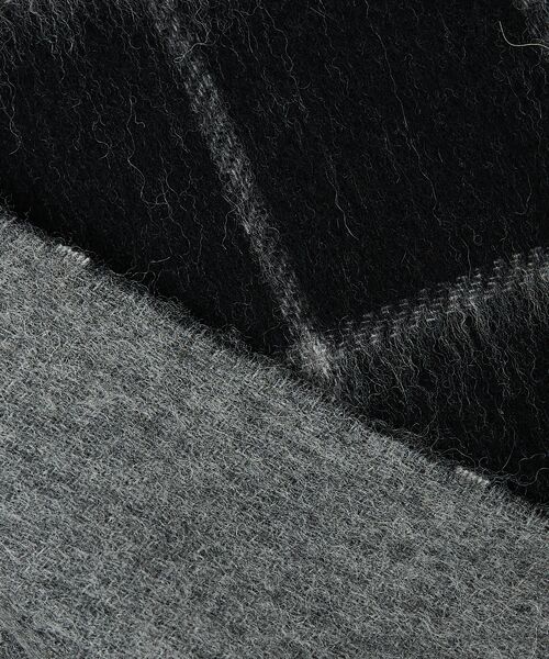 ABAHOUSE / アバハウス マフラー・ショール・スヌード・ストール | ウール×カシミヤ リバーシブル マフラー / ON・OFF兼用 | 詳細15