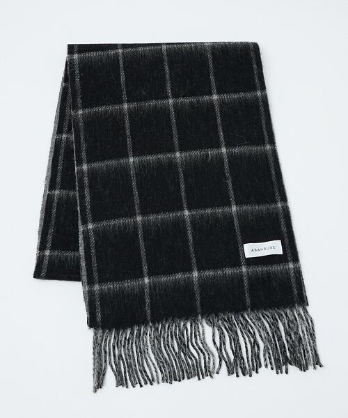 ABAHOUSE / アバハウス マフラー・ショール・スヌード・ストール | ウール×カシミヤ リバーシブル マフラー / ON・OFF兼用 | 詳細16