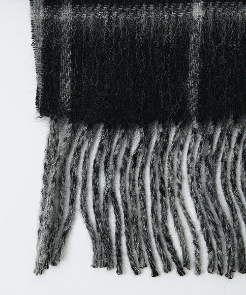 ABAHOUSE / アバハウス マフラー・ショール・スヌード・ストール | ウール×カシミヤ リバーシブル マフラー / ON・OFF兼用 | 詳細17