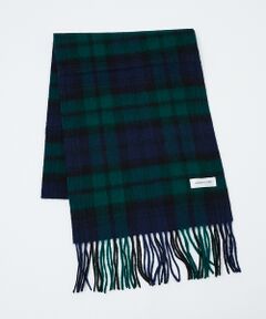 ABAHOUSE / アバハウス マフラー・ショール・スヌード・ストール | ウール×カシミヤ　チェック マフラー / ON・OFF兼用