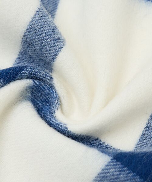 ABAHOUSE / アバハウス マフラー・ショール・スヌード・ストール | ウール×カシミヤ　チェック マフラー / ON・OFF兼用 | 詳細3