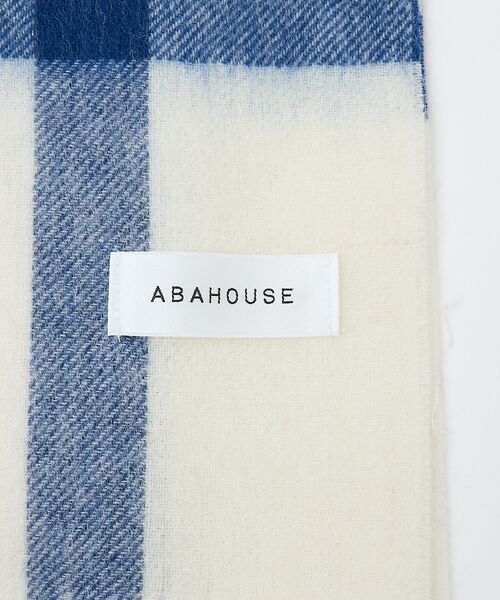 ABAHOUSE / アバハウス マフラー・ショール・スヌード・ストール | ウール×カシミヤ　チェック マフラー / ON・OFF兼用 | 詳細6
