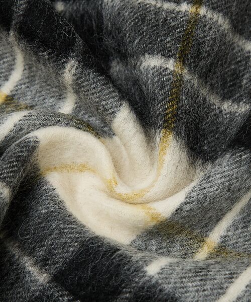 ABAHOUSE / アバハウス マフラー・ショール・スヌード・ストール | ウール×カシミヤ　チェック マフラー / ON・OFF兼用 | 詳細7