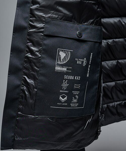 ABAHOUSE / アバハウス ダウンジャケット・ベスト | 【CAPE HORN】TONGARIKI フーデット コンビダウンジャケット | 詳細9