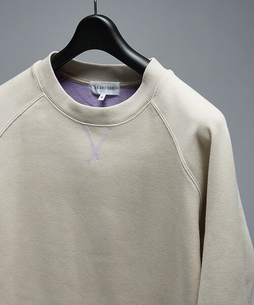 ABAHOUSE / アバハウス スウェット | リバーフリース カラースウェット プルオーバー / セットアップ対応 | 詳細3