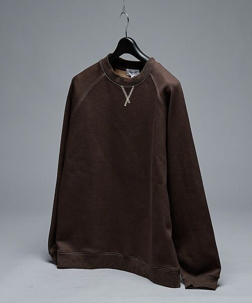 ABAHOUSE / アバハウス スウェット | リバーフリース カラースウェット プルオーバー / セットアップ対応 | 詳細13