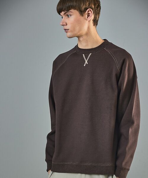 ABAHOUSE / アバハウス スウェット | リバーフリース カラースウェット プルオーバー / セットアップ対応 | 詳細14