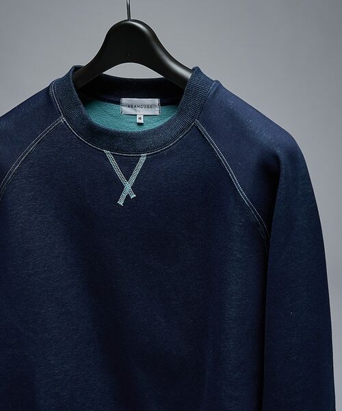 ABAHOUSE / アバハウス スウェット | リバーフリース カラースウェット プルオーバー / セットアップ対応 | 詳細28