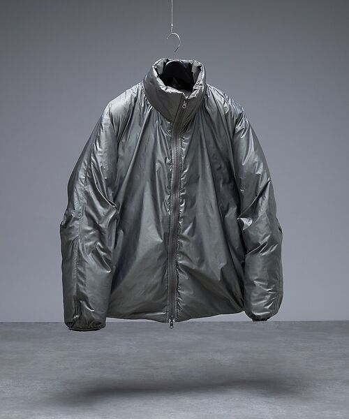 ABAHOUSE / アバハウス ダウンジャケット・ベスト | リバーシブル　シャーリング パデッドブルゾン / 中綿ジャケット / 撥水【予約 | 詳細1