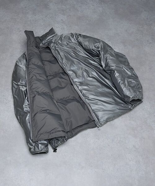 ABAHOUSE / アバハウス ダウンジャケット・ベスト | リバーシブル　シャーリング パデッドブルゾン / 中綿ジャケット / 撥水【予約 | 詳細12