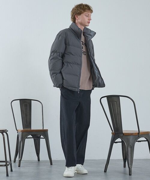 ABAHOUSE / アバハウス ダウンジャケット・ベスト | 【リバーシブル】シャーリング パデッドブルゾン / 中綿ジャケット / 撥水 | 詳細29