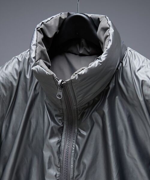 ABAHOUSE / アバハウス ダウンジャケット・ベスト | リバーシブル　シャーリング パデッドブルゾン / 中綿ジャケット / 撥水【予約 | 詳細3