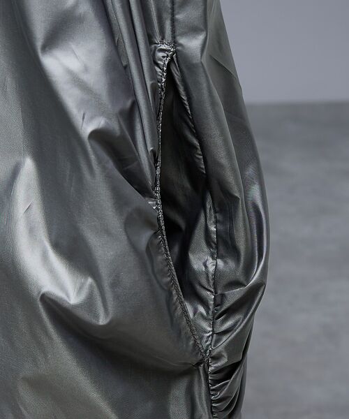 ABAHOUSE / アバハウス ダウンジャケット・ベスト | リバーシブル　シャーリング パデッドブルゾン / 中綿ジャケット / 撥水【予約 | 詳細5