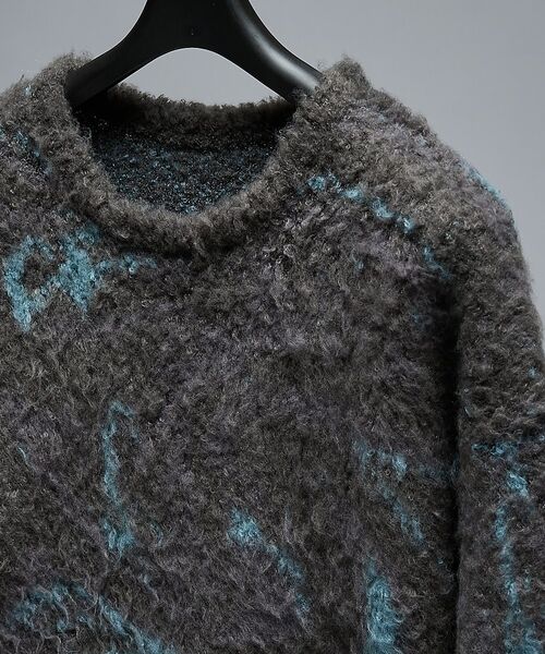 ABAHOUSE / アバハウス ニット・セーター | ループシャギー マーブル グラデーションニット | 詳細3