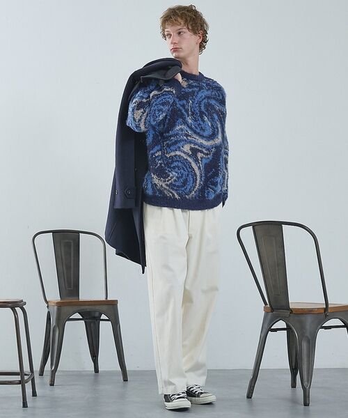 ABAHOUSE / アバハウス ニット・セーター | ループシャギー マーブル グラデーションニット | 詳細7