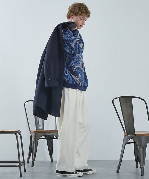 ABAHOUSE / アバハウス ニット・セーター | ループシャギー マーブル グラデーションニット | 詳細20