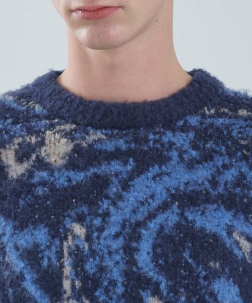 ABAHOUSE / アバハウス ニット・セーター | ループシャギー マーブル グラデーションニット | 詳細11