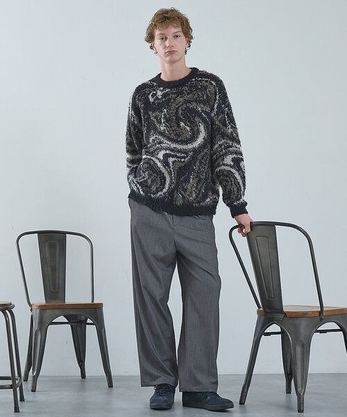 ABAHOUSE / アバハウス ニット・セーター | ループシャギー マーブル グラデーションニット | 詳細28