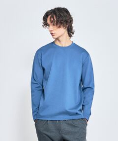 ABAHOUSE / アバハウス Tシャツ | Eco Vero ストレッチポンチ ロンT / クルーネック