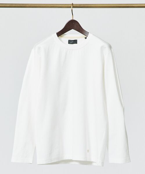 ABAHOUSE / アバハウス Tシャツ | Eco Vero ストレッチポンチ ロンT / クルーネック | 詳細2