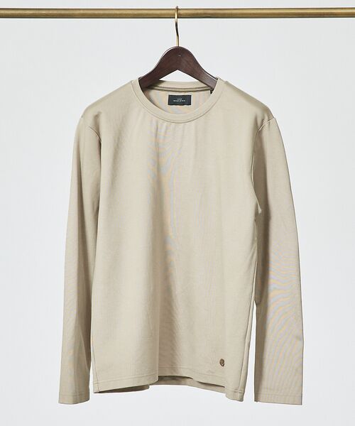 ABAHOUSE / アバハウス Tシャツ | Eco Vero ストレッチポンチ ロンT / クルーネック | 詳細13