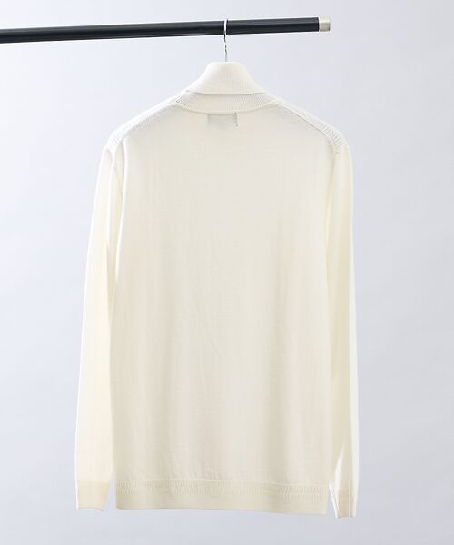 ABAHOUSE / アバハウス ニット・セーター | Pure Merino ハイゲージ タートルネックニット / ケーブルニット | 詳細3