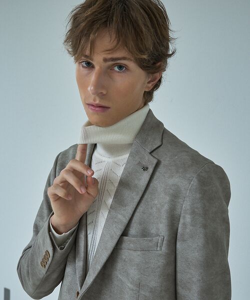 ABAHOUSE / アバハウス ニット・セーター | Pure Merino ハイゲージ タートルネックニット / ケーブルニット | 詳細9