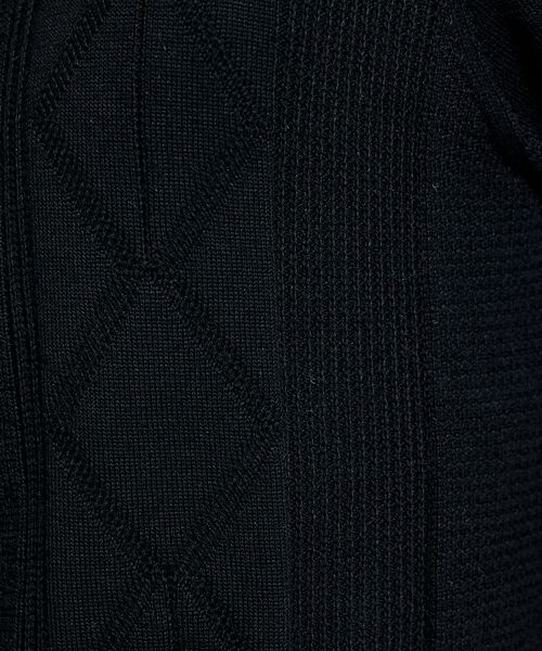 ABAHOUSE / アバハウス ニット・セーター | Pure Merino ハイゲージ タートルネックニット / ケーブルニット | 詳細15