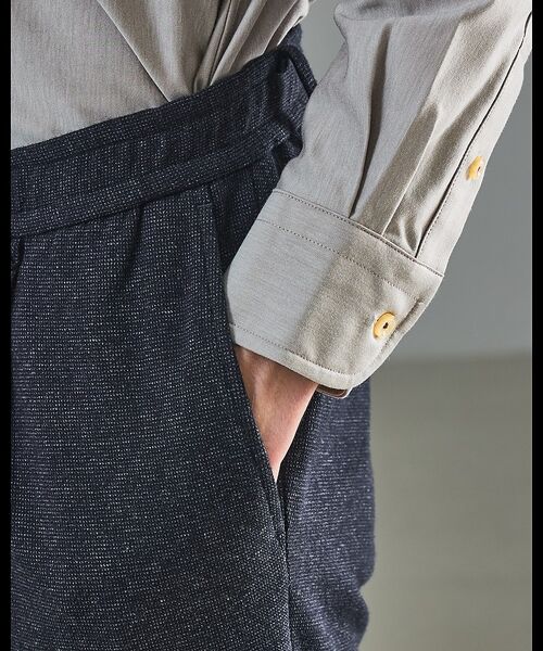 ABAHOUSE / アバハウス パンツ | 【セットアップ対応】WOOL×COTTON ムリネ ジャージ ー イージースラッ | 詳細3