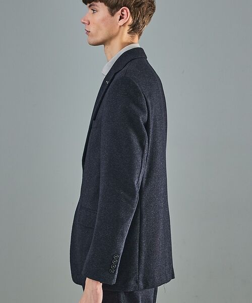 ABAHOUSE / アバハウス テーラードジャケット | 【セットアップ対応】WOOL×COTTON ムリネ ジャージー ジャケット / | 詳細1