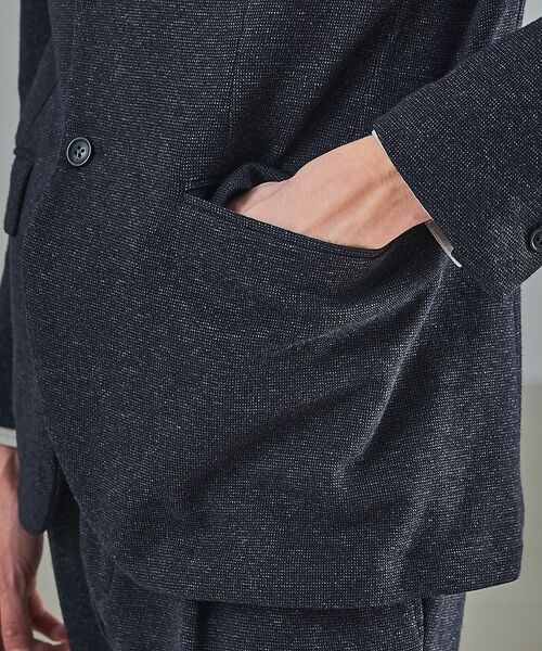 ABAHOUSE / アバハウス テーラードジャケット | 【セットアップ対応】WOOL×COTTON ムリネ ジャージー ジャケット / | 詳細10