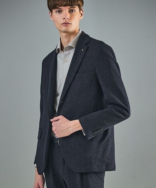 ABAHOUSE / アバハウス テーラードジャケット | 【セットアップ対応】WOOL×COTTON ムリネ ジャージー ジャケット / | 詳細16