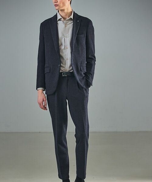 ABAHOUSE / アバハウス テーラードジャケット | 【セットアップ対応】WOOL×COTTON ムリネ ジャージー ジャケット / | 詳細17