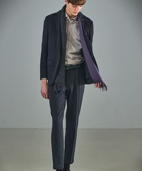 ABAHOUSE / アバハウス テーラードジャケット | 【セットアップ対応】WOOL×COTTON ムリネ ジャージー ジャケット / | 詳細18