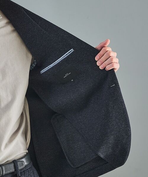 ABAHOUSE / アバハウス テーラードジャケット | 【セットアップ対応】WOOL×COTTON ムリネ ジャージー ジャケット / | 詳細9