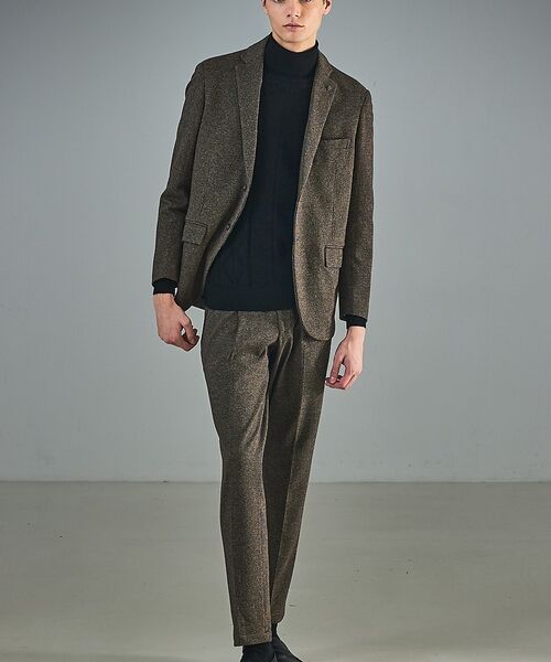 ABAHOUSE / アバハウス テーラードジャケット | 【セットアップ対応】WOOL×COTTON ムリネ ジャージー ジャケット / | 詳細27