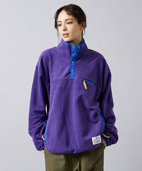ABAHOUSE / アバハウス スウェット | 【POLER/ポーラー】SNAP LIGHT FLEECE/アノラック/防寒/ユ | 詳細16