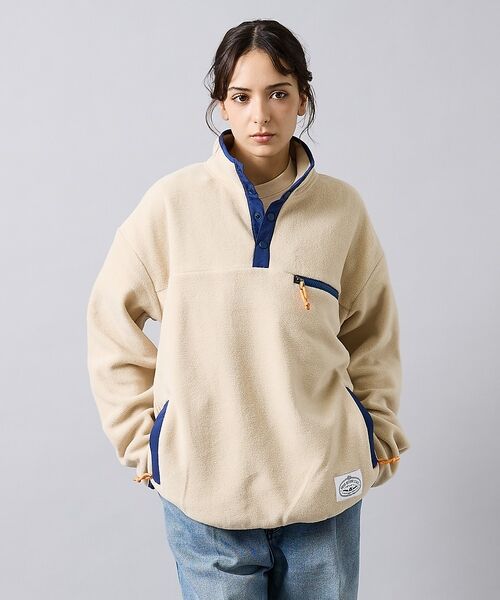 ABAHOUSE / アバハウス スウェット | 【POLER/ポーラー】SNAP LIGHT FLEECE/アノラック/防寒/ユ | 詳細2