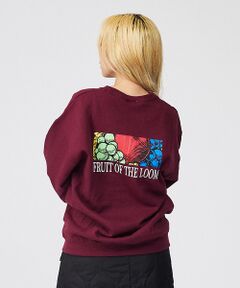 ABAHOUSE / アバハウス スウェット | 【FRUIT OF THE LOOM】PRINT SWEAT2/ロゴ/ユニセック