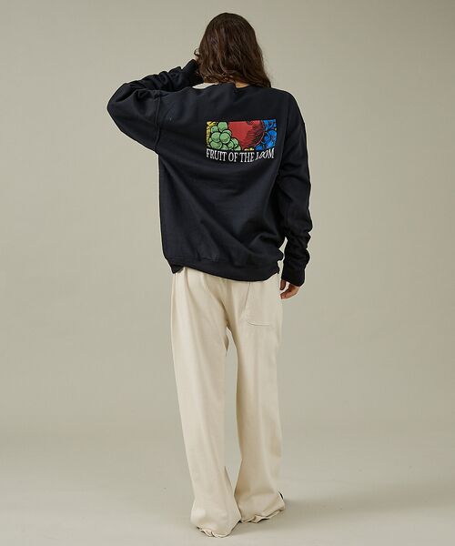 ABAHOUSE / アバハウス スウェット | 【FRUIT OF THE LOOM】PRINT SWEAT2/ロゴ/ユニセック | 詳細12